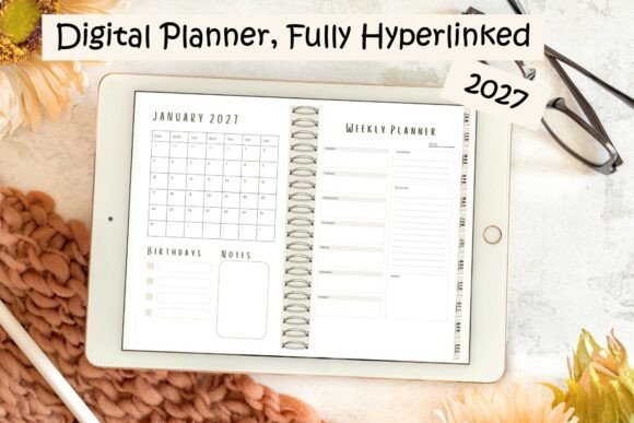Download Digital Planner 2027 Fully Hyperlinked. - Planner Collection