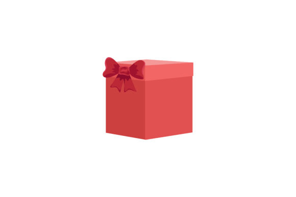 Download Red Gift Box with Red Ribbon Design - Gift Collection