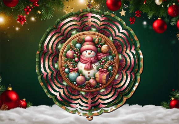 Download Festive Penguin Red Gift Wind Spinner - Gift Collection