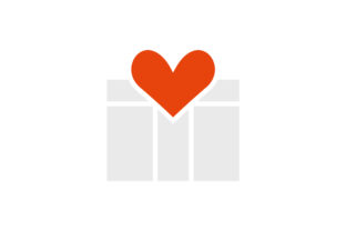 Download Valentine Gift Box Flat Vector Icon - Gift Collection