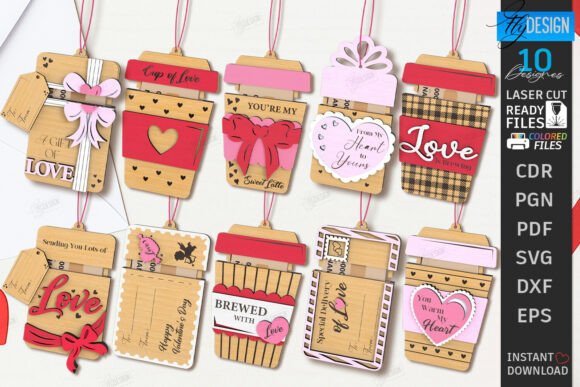 Download Valentine's Day Gift Card Holders Bundle - Gift Collection