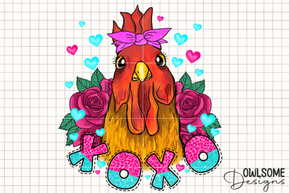 Download Chicken XoXo Valentine PNG Sublimation - Xoxo valentine png Collection