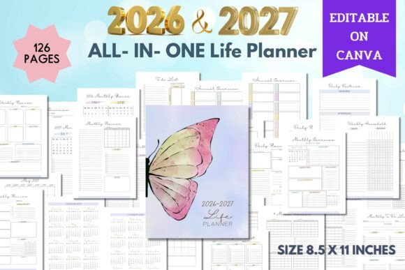 Download 2026-2027 All-in-one Life Planner - Planner Collection