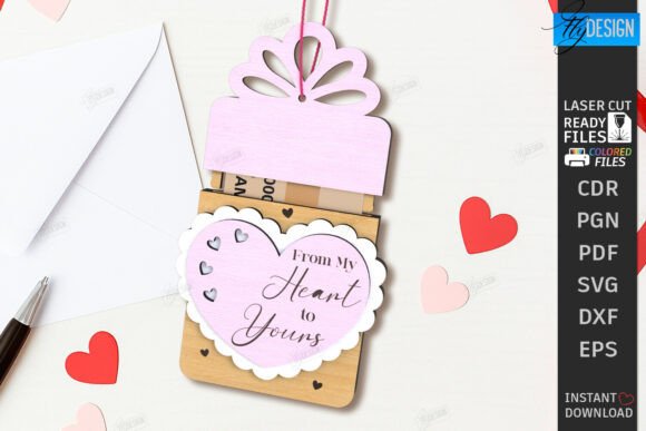 Download Valentine's Day Gift Card Holder Laser - Gift Collection